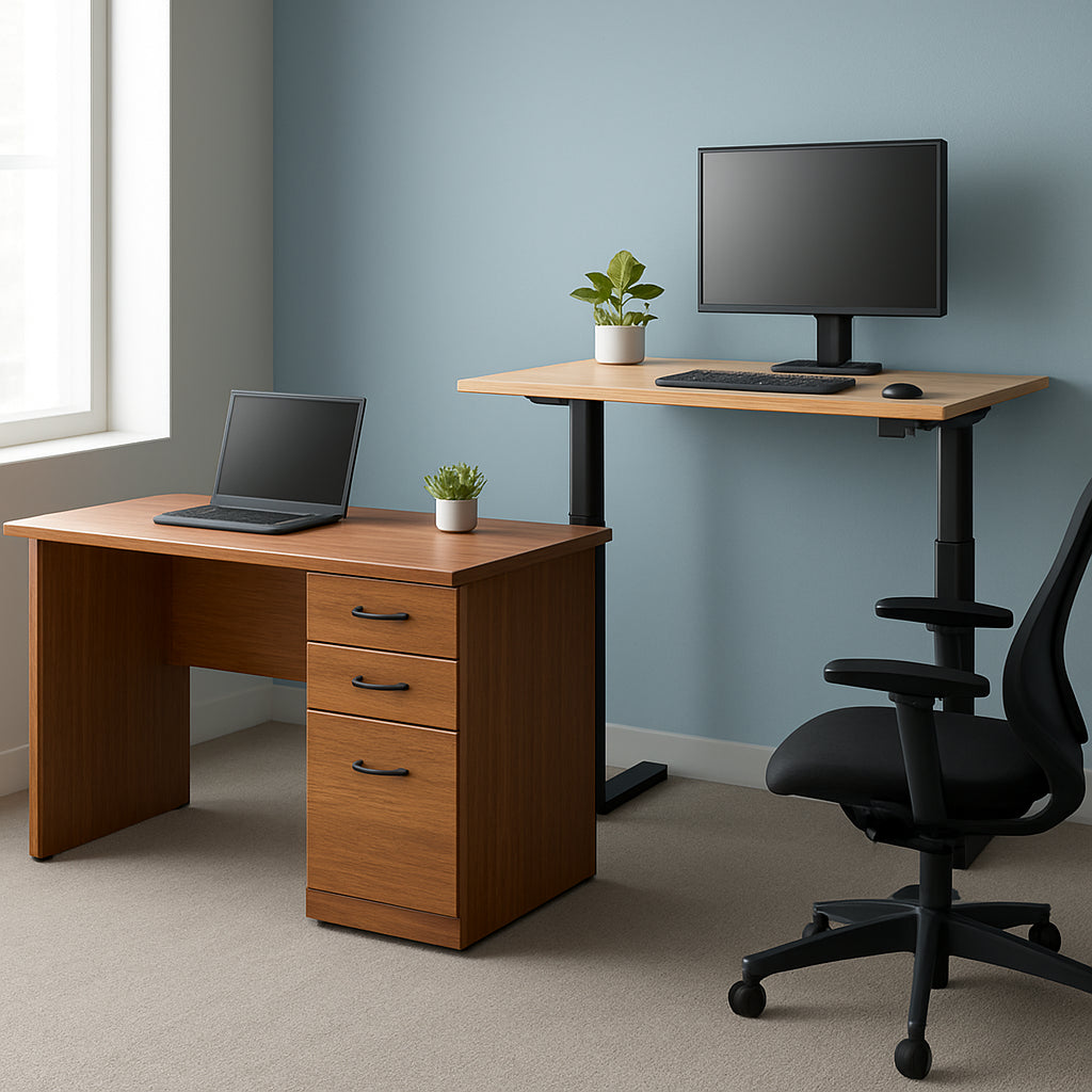 Featured image for Sauder Office Desks vs SHW Standing Desks: A Detailed Comparison
