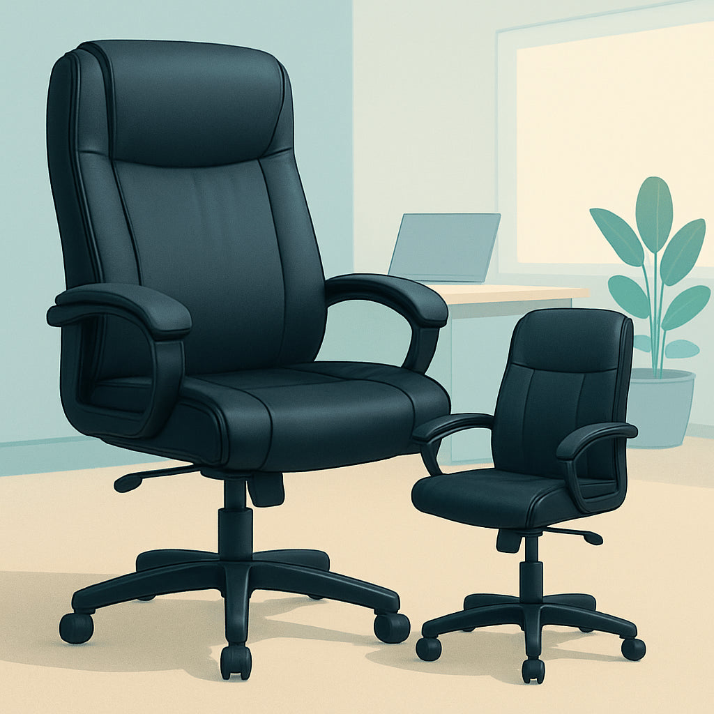 Featured image for Big and Tall Office Chairs vs Executive Office Chairs: Comparison Guide