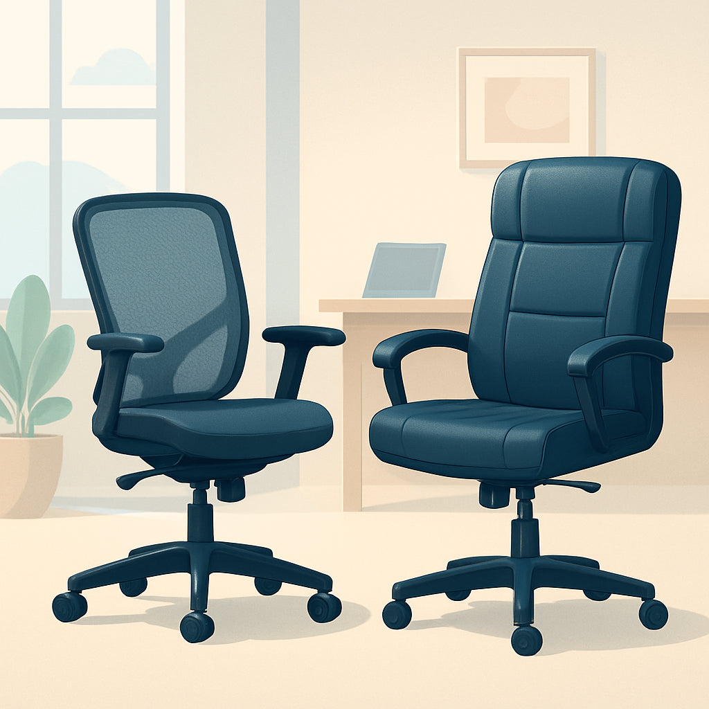 Featured image for Ergonomic Office Chairs vs Executive Office Chairs: A Pro Comparison