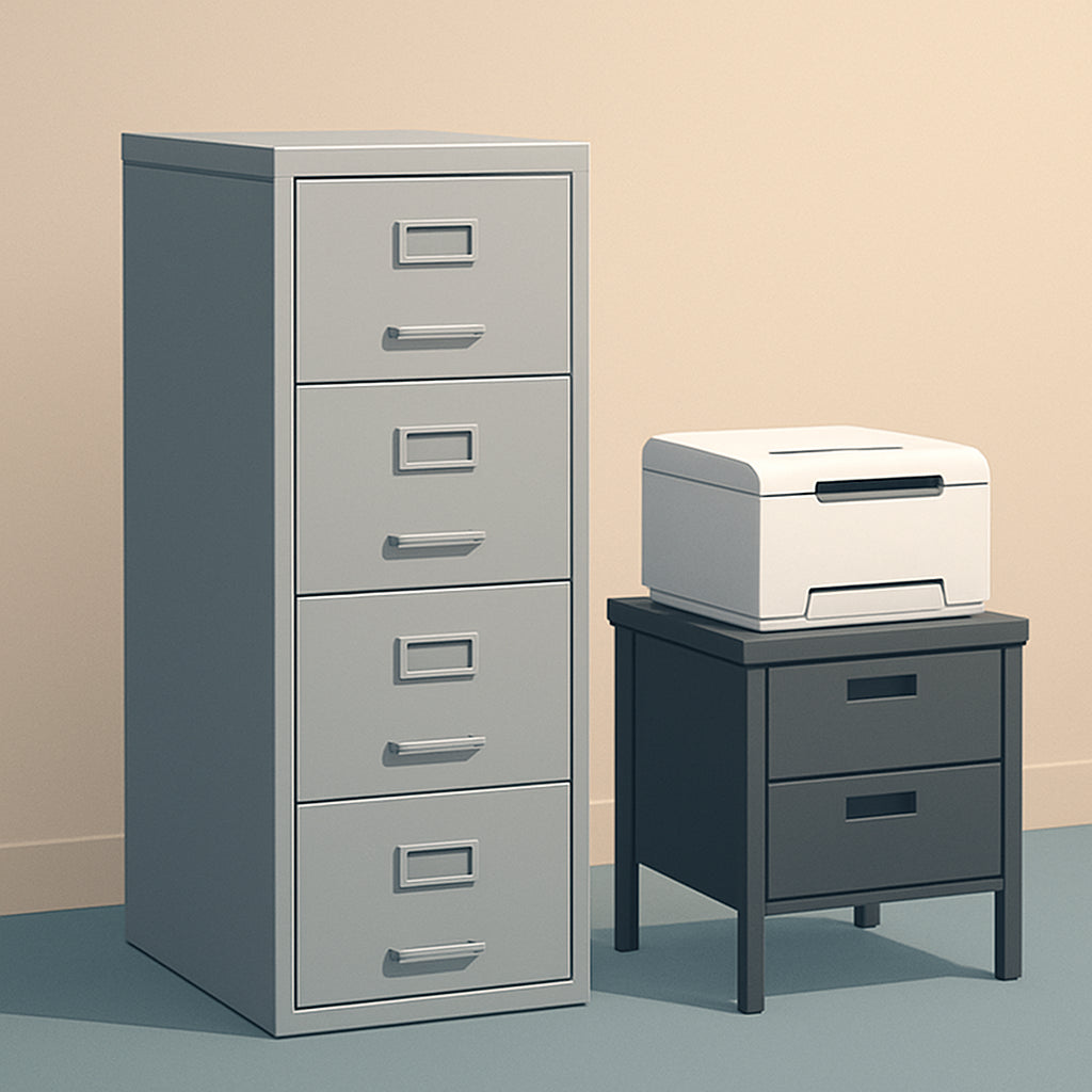 Featured image for File Cabinets vs Printer Stands: Which Is Best for Your Office?