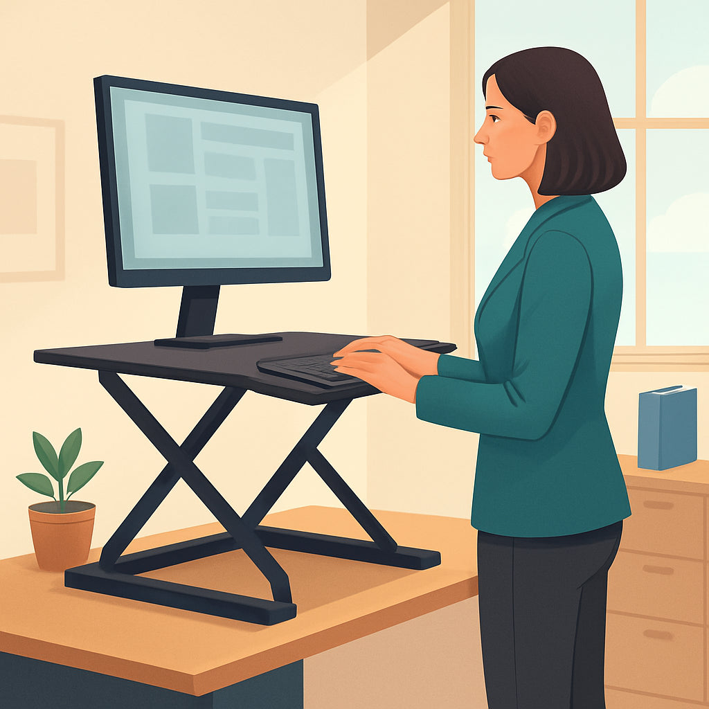 Featured image for How to Use Standing Desk Converters for a Healthier Workspace