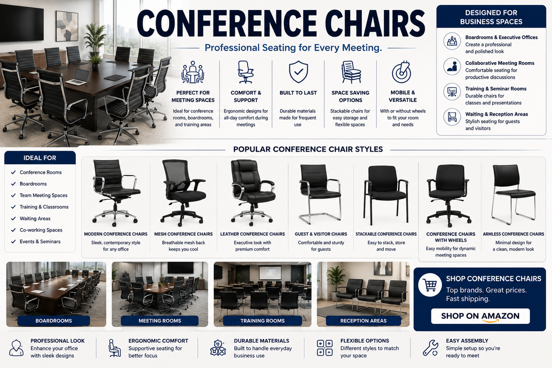 Featured image for Best Conference Chairs Reviewed: Top Picks for Comfort and Style