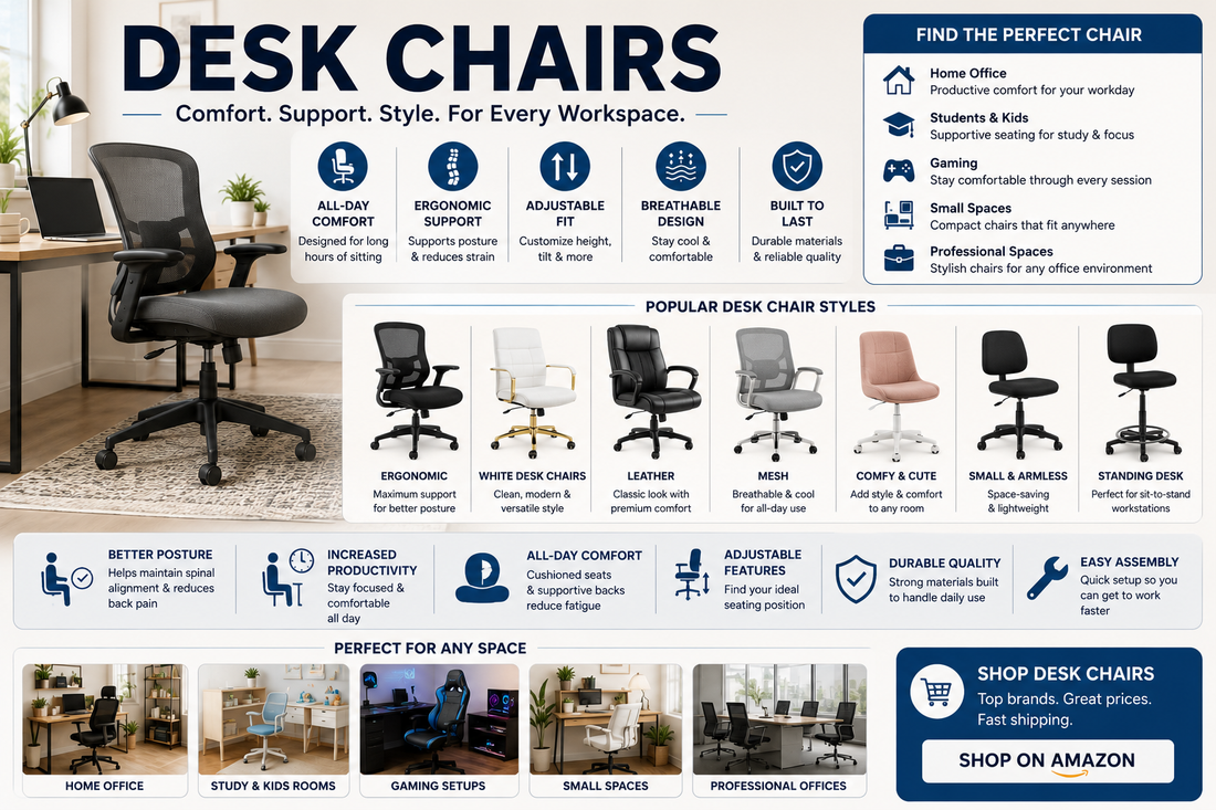 Featured image for Best Desk Chairs Reviewed: Top Picks for Comfort and Support