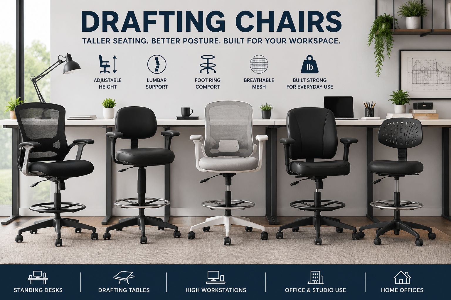 Featured image for Best Drafting Chairs Reviewed: Top Picks for Comfort and Support