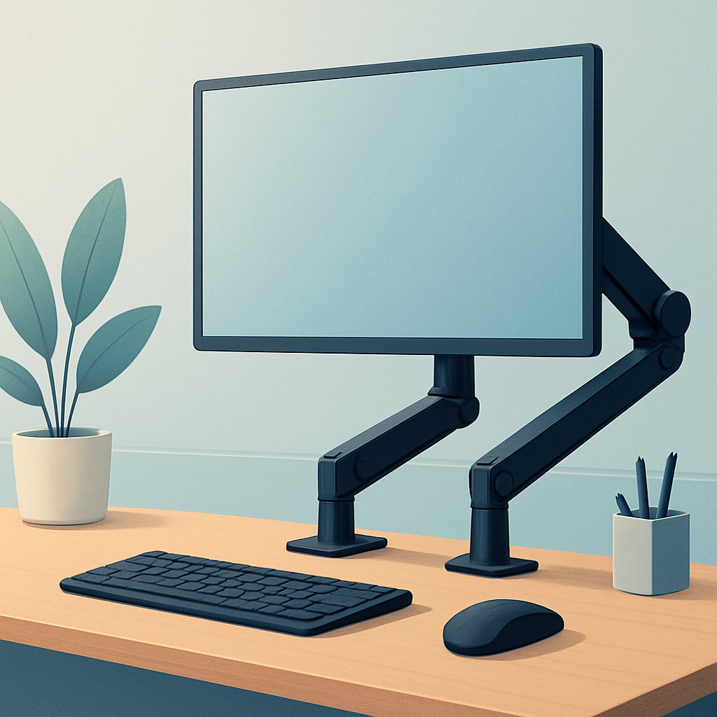 Featured image for How to Choose and Install Monitor Arms for Your Workspace