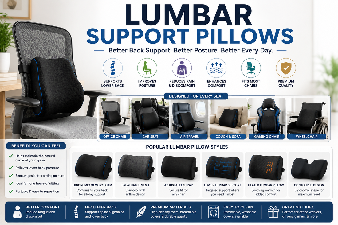 Featured image for Lumbar Support Pillows vs Office Chair Cushions: Which Is Best?