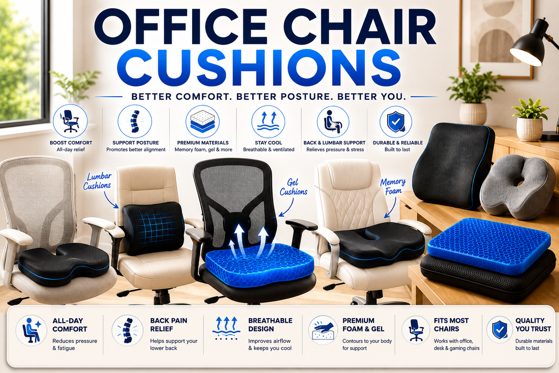 Featured image for Best Office Chair Cushions Reviewed: Comfort, Support, and Value