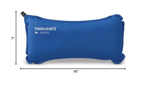 Therm-a-Rest Lumbar Travel Pillow - Self-Inflating Lumbar Support Cushion for Airplane, Car, Office Chair & Travel