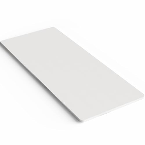 VIVO White Universal 71 x 30 inch Solid One-Piece Table Top for Standard and Sit to Stand Height Adjustable Home and Office Desk Frames, DESK-TOP71W