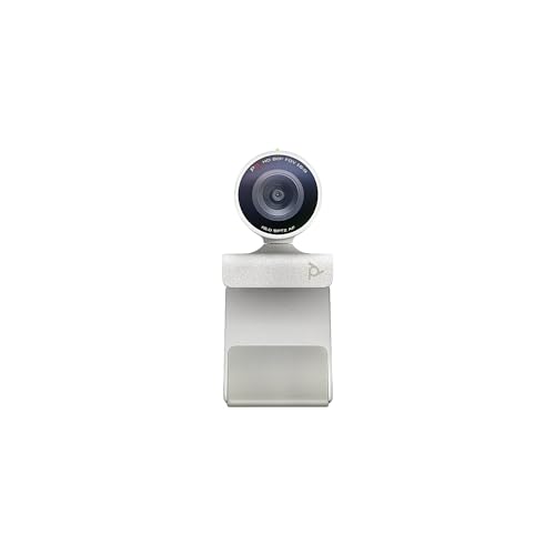 Poly Studio P5 Professional Webcam (Plantronics) - 1080p HD Laptop Camera for Video Conference & Distance Learning - Monitor & Tripod Mount - Privacy Shutter-Works w/Teams (Certified), Zoom(Certified)