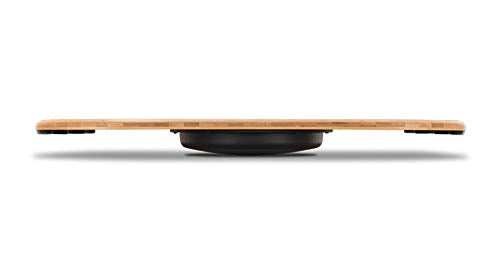 UPLIFT DESK Bamboo Motion-X Balance Board - 27” Ergonomic Wobble Board for Standing Desks, Anti-Fatigue Support for Core Engagement & Stability