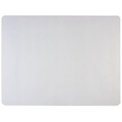Staples Office Chair Mat, Clear Floor Mats, Hard Floors, Textured Underside, 60 x 46 Inch, Smooth Glide
