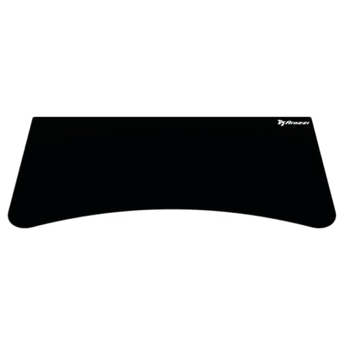 Arozzi Arena Gaming Desk Pad, Full Desk Mouse Pad for Arena Desk, Washable Desk Mat with Anti-Slip Rubber Base & Water-Resistant Surface, Pure Black