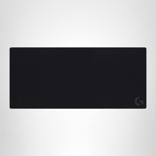 Logitech G840 XL Cloth Gaming Mouse Pad - 0.12 in Thin, Stable Rubber Base, Performance-Tuned Surface - Black