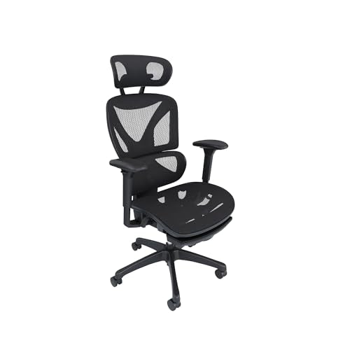 Vari ComfortFlex Office Chair (Gen 2) - Ergonomic Chair with Dynamic Lumbar Support - Adjustable Headrest and Retractable Leg Rest - Fully Customizable for Home or Office