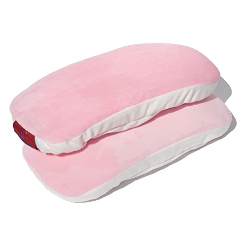 AMGAMING Ergonomic Office Chair Armrest Pads Extra Soft Elbow Support Cushions for Office, Gaming, Desk Chairs, Set of 2 Pink (11" Large Size, Washable Cover)‌