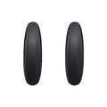 Wealrit 2 Pcs Office Chair Arm Pads, Black Armrest Pads Universal 4" Mounting Hole PU Office Chair Parts