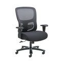 HON Sadie Big and Tall Ergonomic Office Chair with Mesh Back, Adjustable Lumbar Support and Arms, High Back Desk and Computer Chair for Home Office or Workstation, 350 lb. Weight Capacity, Black