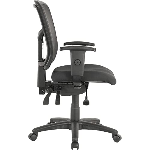 Lorell, LLR86201, ErgoMesh Series Managerial Mid-Back Chair