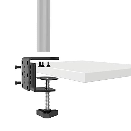 WALI Bundle – 2 Items: Monitor Arm Mount for Desk and C-Clamp Base (M001XL+ C-CLAMP)