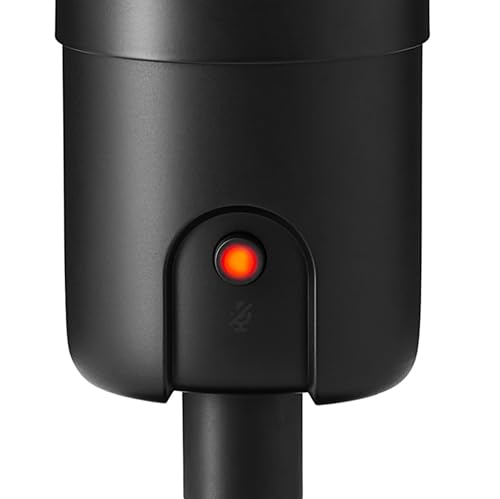 Amazon Basics USB Condenser Microphone for Streaming, Recording, and Podcasting on PC, Plug and Play, Cardioid Pickup, Adjustable Stand with 360° Rotation, Clear Sound, 5.8 x 3.4 inches, Black