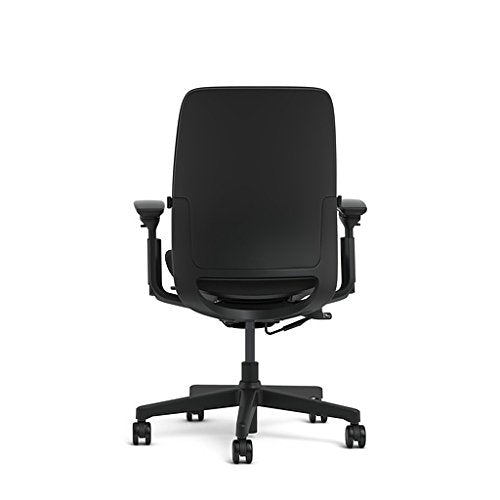 Steelcase Amia Office Chair - Most Comfortable Sit - 4 Points of Adjustability - Ergonomic Desk Chair - Upper Back Support - Adjustable Lumbar Support - Buzz2 Black Fabric