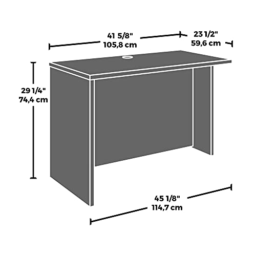OfficeWorks by Sauder Affirm 72 X 72 Shell, 42'' Return Ste, L: 71.10'' x W: 71.18'' x H: 29.29'', Classic Cherry Finish
