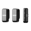 RØDE Wireless Micro - Compact Wireless Microphone, Two Mics with Charge Case for Smartphone Content Creation - USB-C, Black