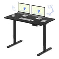 FLEXISPOT E3 Dual Motor Electric Standing Desk 55 x 28 Sit Stand Up Desk, Holds 220 lbs, Adjustable Height w/Memory Presets, One-Piece Black Desktop & Black Frame, Ships in 2 Boxes