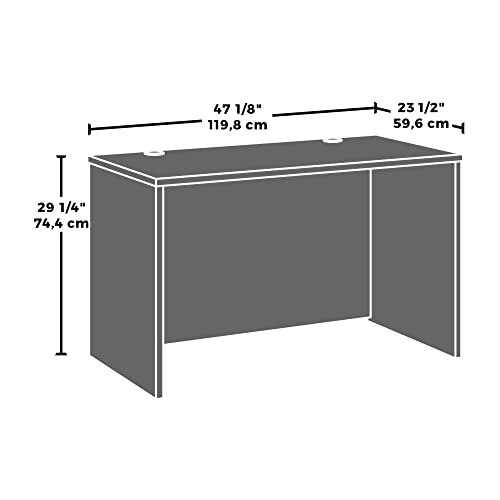Sauder Affirm 48x24 Desk Shell/Credenza/Return, Classic Cherry Finish