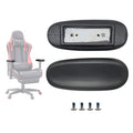 Universal Office Chair Arm Rest Replacement Pads -Ergonomic Arm Pads with 4" Mounting Hole Distance, Soft PU Surface & Durable Steel Inserts – Fits Most Office & Gaming Chairs (Set of 2)