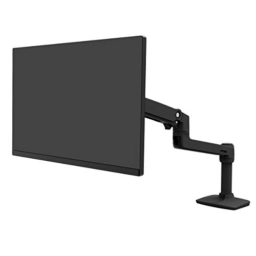 Ergotron – LX Monitor Arm, Single Monitor Desk Mount – fits Flat Curved Ultrawide Computer Monitors up to 34 Inches, 7 to 25 lbs, VESA 75x75mm or 100x100mm – Matte Black