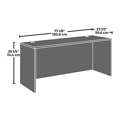 OfficeWorks by Sauder Affirm 72'' x 24'' Commercial Desk Hudson Elm Finish