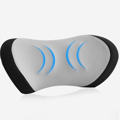Lekewn Lumbar Support Pillow for Office Chair - Lumbar Pillow for Car - Ergonomic Lumbar Support Pillow for Car Back Support Cushion