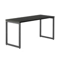 Vari Table 60x24 - Modern Computer Desk with Durable Laminate Finish and Slim Legs - Ideal for Gaming, Home, or Office - Stand-Alone Workstation or Corner Side Table - Black