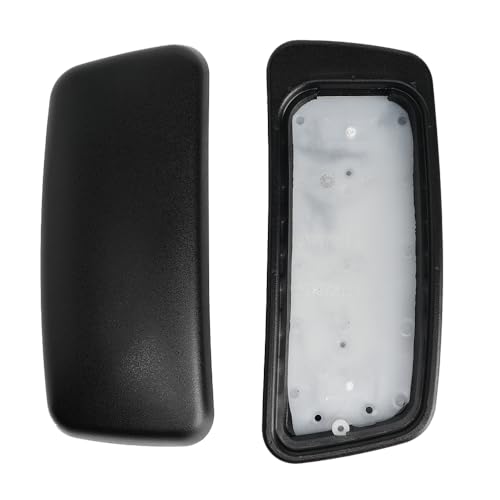 MingYi.office New Arm Pads Caps Replacement for Haworth Zody Office Chair 1 Pair Black/Gray (Black)