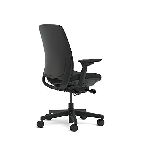 Steelcase Amia Office Chair - Most Comfortable Sit - 4 Points of Adjustability - Ergonomic Desk Chair - Upper Back Support - Adjustable Lumbar Support - Buzz2 Black Fabric