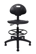 TAKE UR SEAT® Deluxe Drafting Lab Stool Chair, 18'' Adjustable Footring, 10'' Adjustable Height, 450 lbs seat Capacity, Heavy Duty, Shipped Within 24 Hours (Glide Non-Rolling)