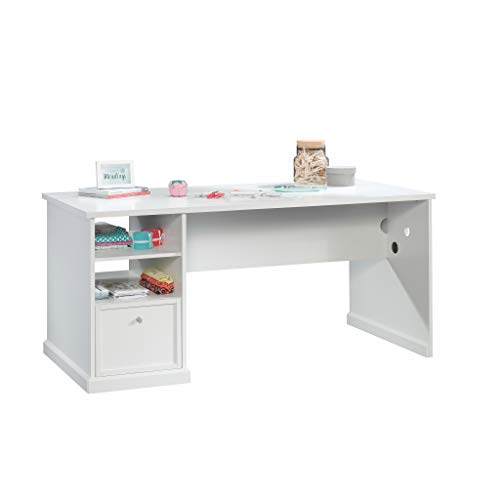 Sauder Craft Pro Series Craft Table/ Pantry cabinets, in White finish