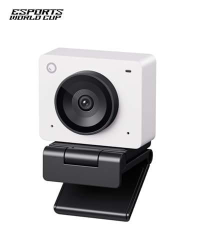 OBSBOT Meet SE 1080P 100FPS Webcam for PC, AI Framing Streaming Camera with 1/2.8" Sensor, Beauty Mode, Gesture Control, Staggered HDR, Web Camera for Desktop Computer, Laptop, Meeting. (Cloud White)