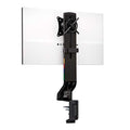 Kensington Single Monitor Desk Mount, C-clamp Vesa Stand Fits up to 32 inch Ultrawide Samsung LG , Low Profile Vertical Mount, Height Adjustable Free Standing Arm,K55512WW Black