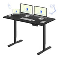 FLEXISPOT E3 Dual Motor 60 x 24 Electric Standing Desk Sit Stand Up Desk, Holds 220 lbs, Adjustable Height w/Memory Presets, One-Piece Black Desktop & Black Frame, Ships in 2 Boxes