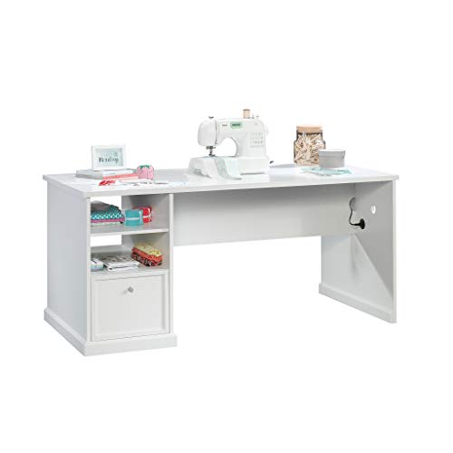 Sauder Craft Pro Series Craft Table/ Pantry cabinets, in White finish