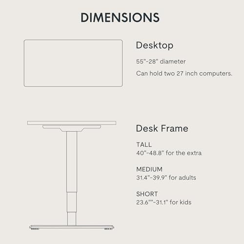 FLEXISPOT E6 3-Stage Dual Motor Electric Standing Desk 55 x 28 Sit Stand Up Desk, Holds 220 lbs, Adjustable Height w/Memory Presets, One-Piece Maple Desktop & Black Frame, Ships in 2 Boxes