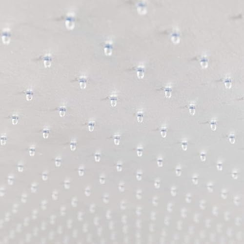 Azadx Chair Mat for Carpet 60"x 46" Large Office Chair Mat for Carpeted Floors, Carpet Protector Floor Mats on Low Pile Carpets Easy Glide Rolling Plastic Desk Computer Chairs Mats for Home