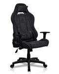 Arozzi Torretta Gaming Chair - Soft Fabric Ergonomic Gaming Chair for Adults Adjustable Backrest with Neck & Lumbar Pillows - Swedish Design Home Office Setup Professional Computer Chairs, Pure Black
