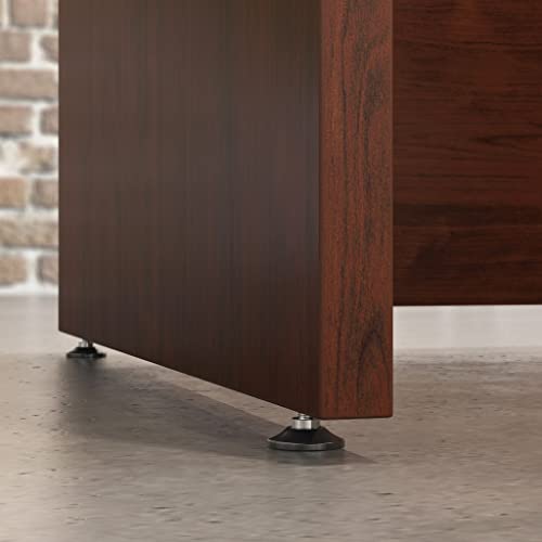 OfficeWorks by Sauder Affirm 72 X 72 Shell, 42'' Return Ste, L: 71.10'' x W: 71.18'' x H: 29.29'', Classic Cherry Finish