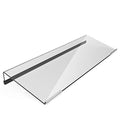 KOTEMON Acrylic Tilted Computer Keyboard Stand for Ergonomic Typing, Keyboard Tray Holder with Silicone Non-Slip Case, Clear