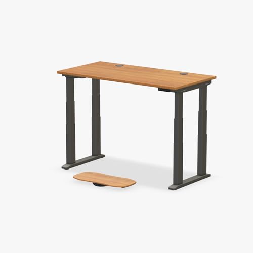 Uplift Bamboo (60 x 30 inch) Electric Standing Desk V3 (Indus.) 4-Leg Adjustable Stand Up Desk, Advanced Keypad, Wire Grommets, Wire Management Tray, Bamboo Rocker-X Board