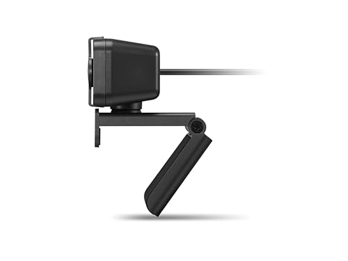 Lenovo 310 FHD Webcam, 1080p, FHD Resolution @30 FPS, Plug-and Play USB Connectivity, 1.8M Cable, 2 Integrated Microphones, External Privacy Shutter, Black
